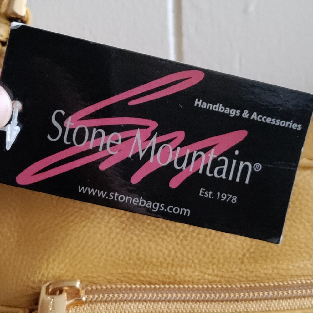 NWT Stone Mountain Sunshine Mini Leather Handbag O/S - Picture 7 of 10